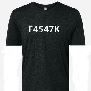 F4547K LOGO “VINTAGE BLACK” SHORT SLEEVE SHIRT